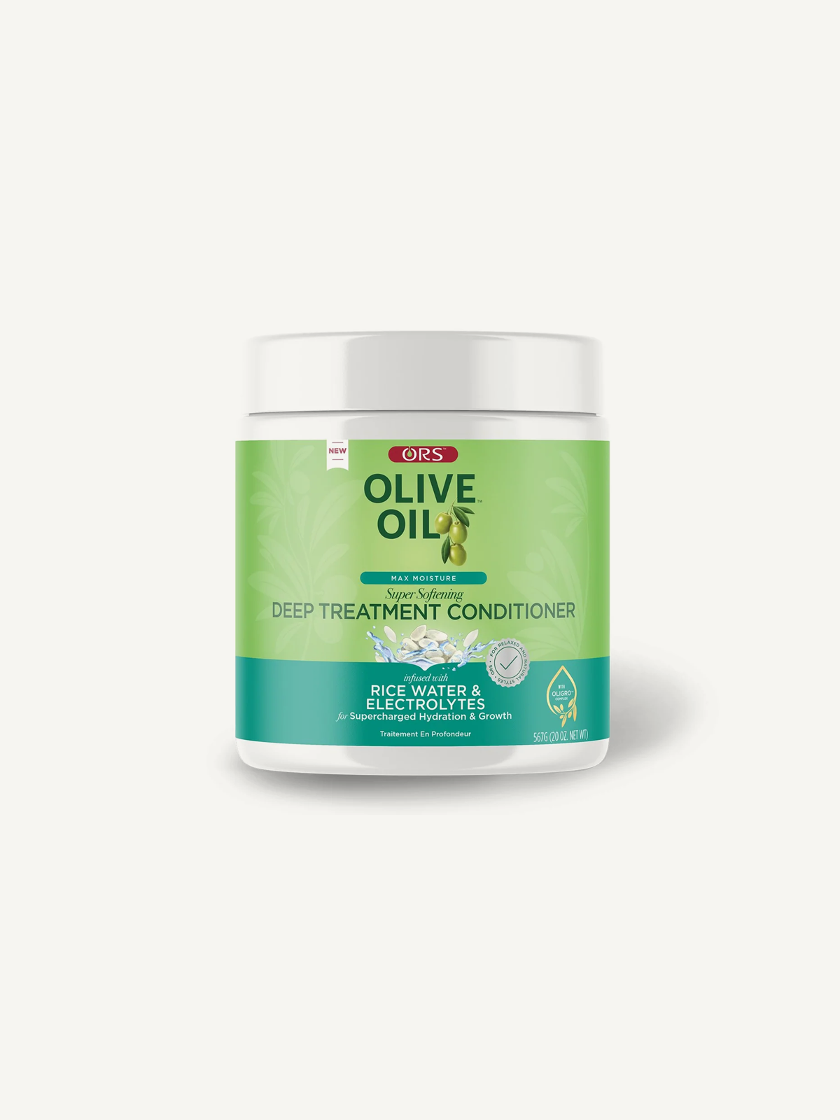 ORS – Olive Oil Rice Water & Electrolytes Deep Treatment Conditioner