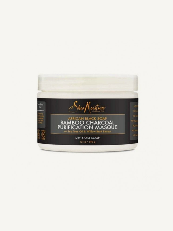SheaMoisture – African Black Soap Bamboo Charcoal Purification Masque